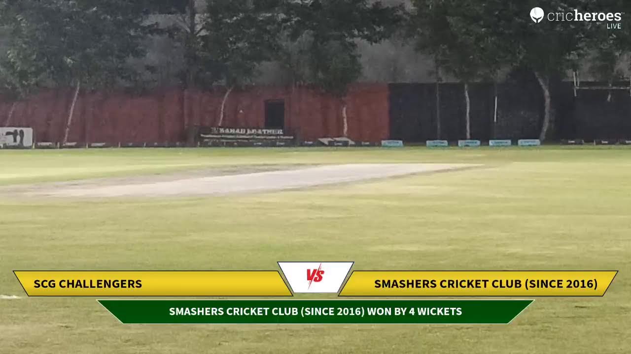 Live Cricket Match | SCG CHALLENGERS vs SMASHERS CRICKET CLUB (since 2016) | 28-May-24 06:45 PM 20 o