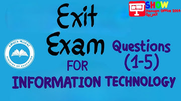 Hancom Office Show 2014 - Exit Exam for Information Technology Questions (1-5)