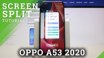 How to Create Dual Screen on OPPO A53 2020 – Split Screen Feature