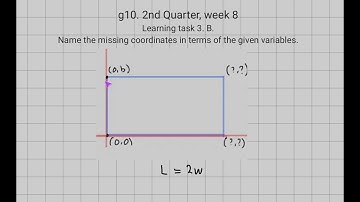 g10. rectangle. find the missing coordinates. lesson 6