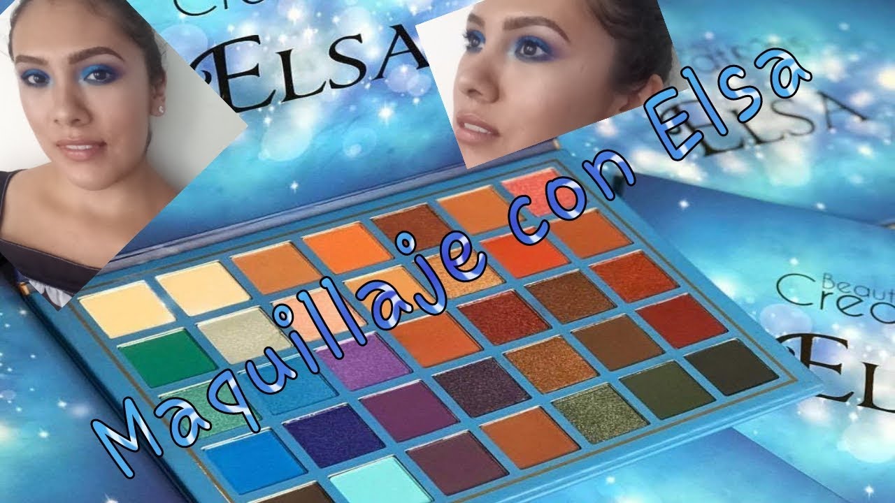 MAQUILLAJE AZUL MORADO| PALETA ELSA| MAQUILLAJE PARA PIEL MORENA video phone beyonce mp3