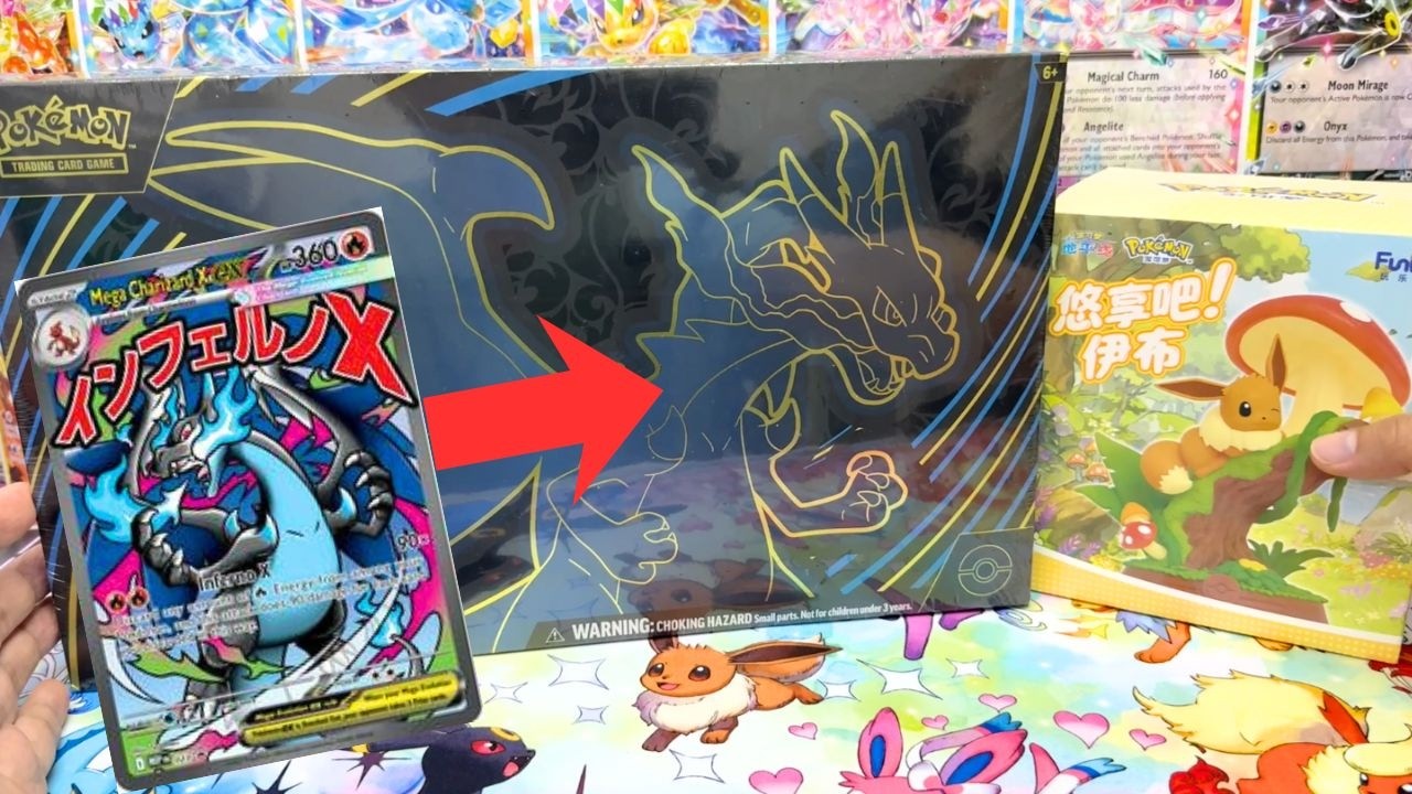 Распаковка мега-версии Charizard X с UPC-кодом! 🔥 Стоит ли покупать коллекцию Ultra Premium за 19...