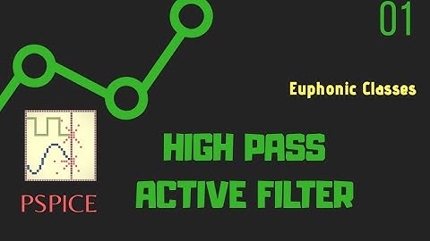 How to design and simulate a High Pass Active filter using PSPICE.