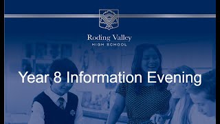 Year 8 Information Evening