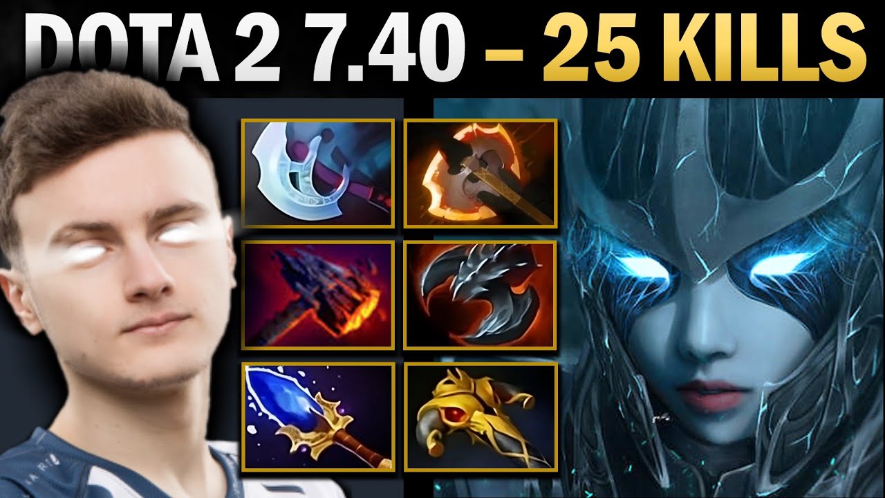 Phantom Assassin Pro Carry with 25 Kills and Maun - Gameplay Dota 2