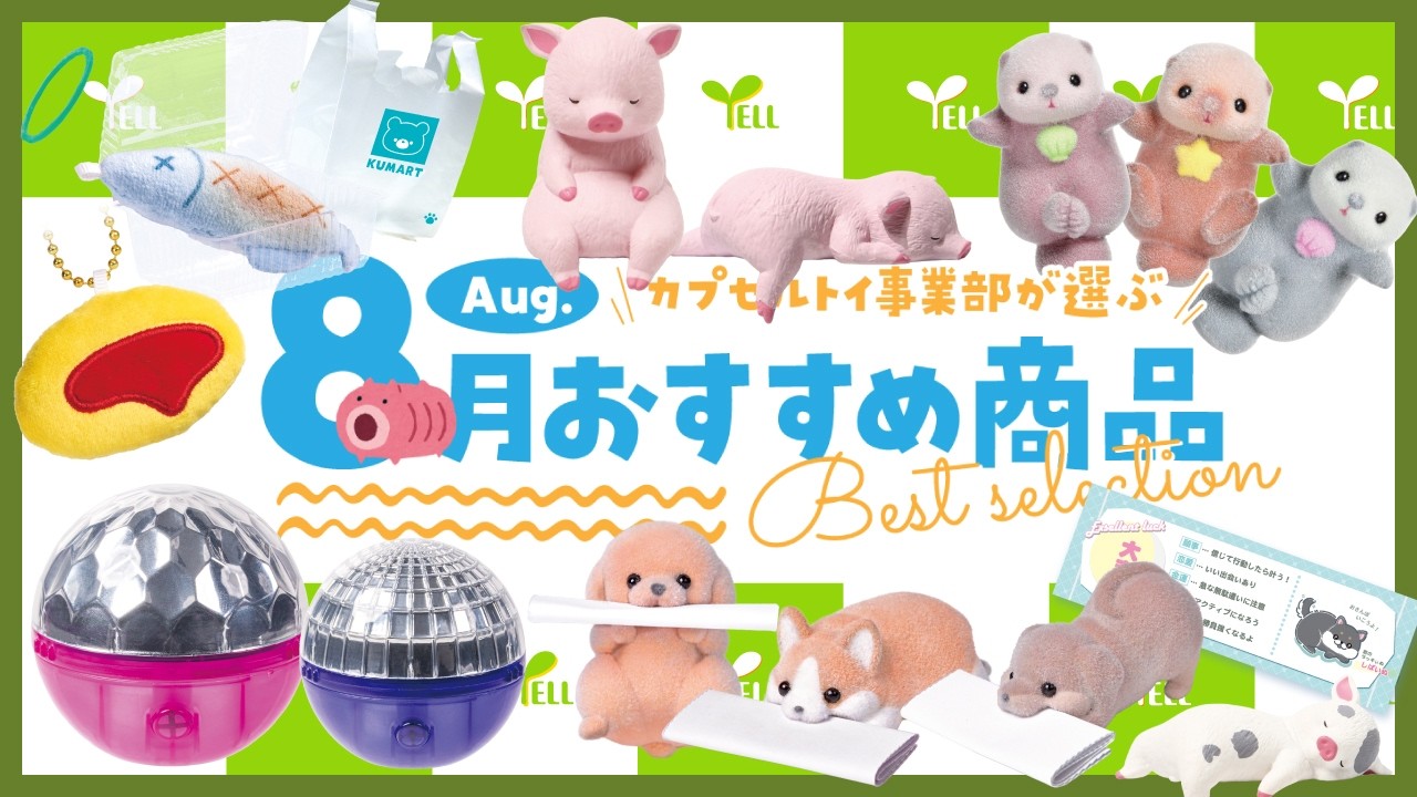 August Best Selection] Introducing Recommended Items Selected by
