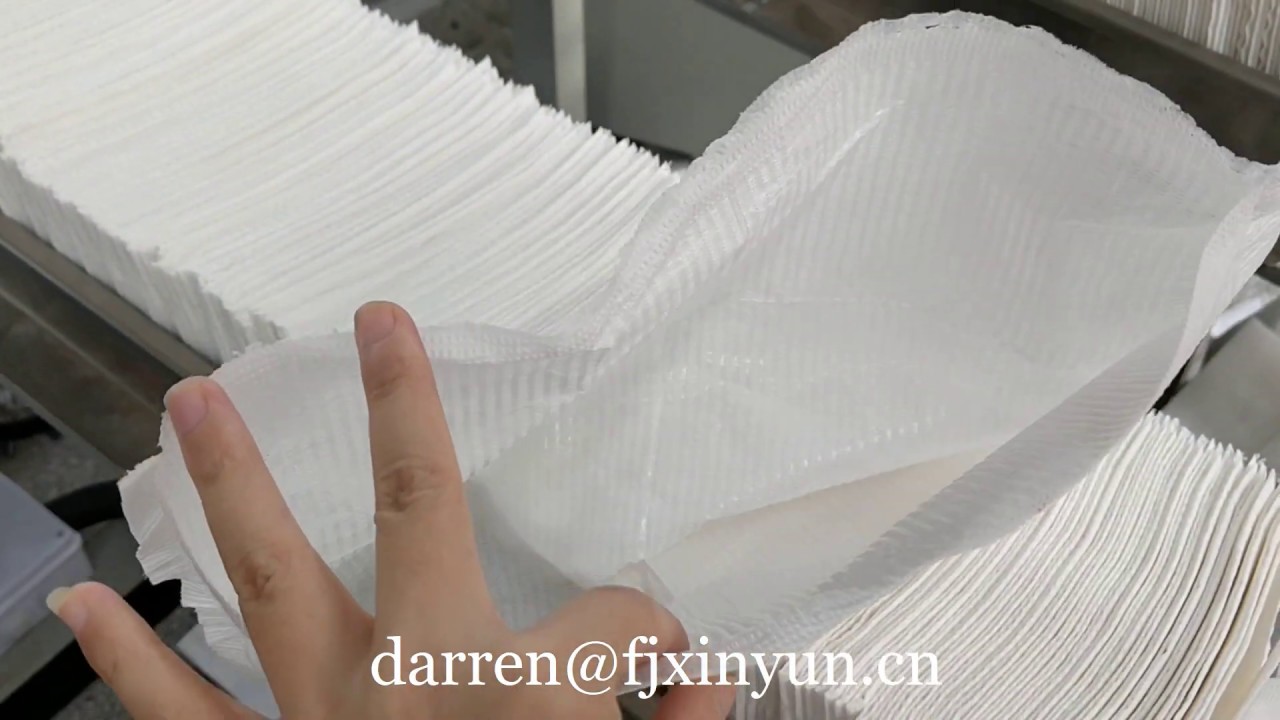 Disposable hat making machine