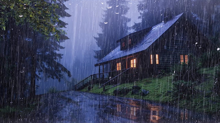 Super Heavy Rain To Sleep Immediately - ASMR, Rain Sounds For Relaxing Your Mind And Sleep Tonight