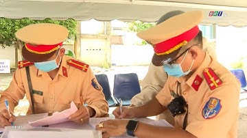 Công an huyện Long Điền lập biên bản 19 học sinh vi phạm Luật giao thông