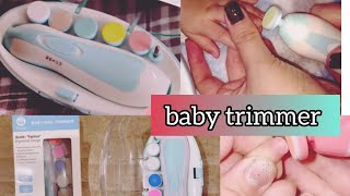 Electric nail trimmer for babies|| baby nail trimmer review #baby #nailtrimmer#review