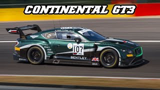 5x Bentley Continental GT3 at 24h of Spa 2019