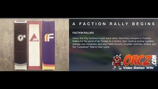Destiny 2 Faction Rally - Joining a Faction Gameplay Walkthrough