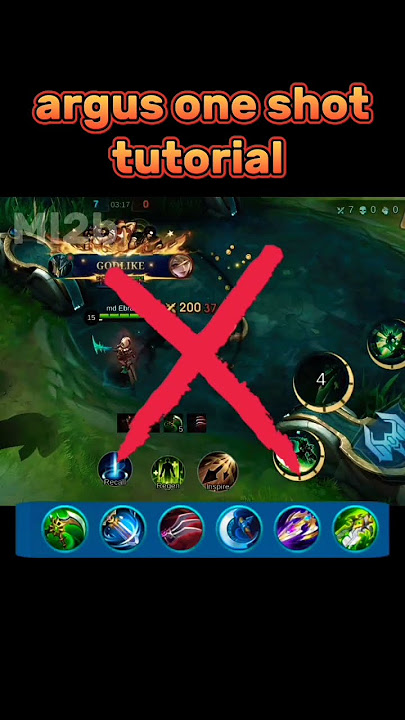 Argus one shot Tutorial mobile legends #ml2b #argus #tutorial #mlbbesports #argusnews