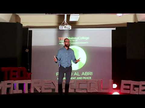 زمین همه ما را به هم متصل می کند فهد العبری کالج TEDxMaitreyi