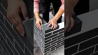 Smart building: Mortarless brick wall #tools #equipment #bricks #build #innovation