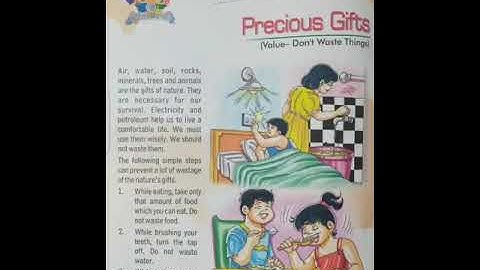 Class 3 ll Moral Science II Chapter-8 Precious Gifts (Part-1)
