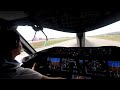 Boeing 787-8 - Departing Montego Bay - cockpit view