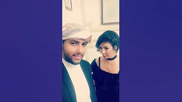 مهند الرديني مع مطربة الجاليات العربيه بدول شمال اوروبا الفنانه المصريه رابيا احمد 