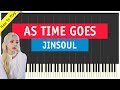 Gambar cover JinSoul Loona - As Time Goes - Piano Cover Tutorial & Sheet