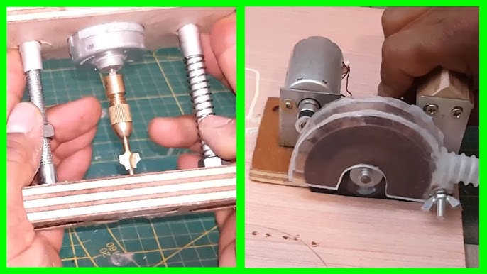 Amazing DIY MINI DRILL FLEXIBLE SHAFT made with recyclable materials 