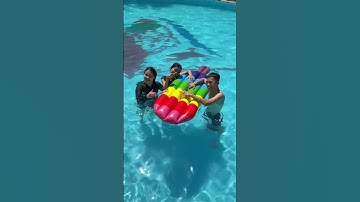 LNS - Troll người bạn sợ nước hồ bơi || Prank at the pool #shorts