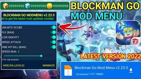 Garena BlockMan Go - Adventures Mod Menu 2.25.3 Apk Fly Hack|| BlockMan Go Adventures Mod Menu