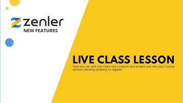 Feature Release - Live Class Lessons 🔥🔥