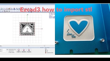 Ezcad3 tutorial how to import stl to make relief engraving