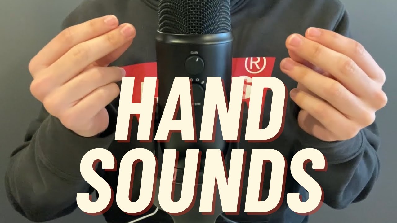 ASMR variety of HAND SOUNDS to relax - YouTube