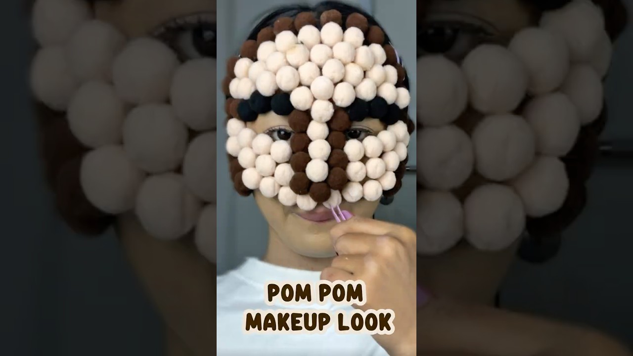Pom Pom Makeup Look 