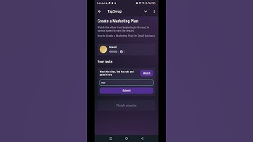 Creating a Marketing Plan Tapswap Video Code | 29 October Tapswap Youtube Video Code