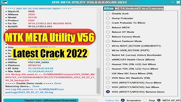 MTK META Utility V56 Crack 2022 🔥🔥 AUTH Bypass Tool || VIVO Remove Demo || Unlock Network