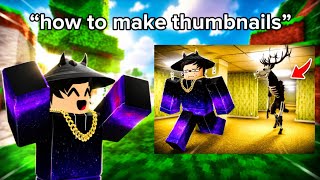 HOW to Make Roblox Thumbnails On *MOBILE* For YOUTUBE!