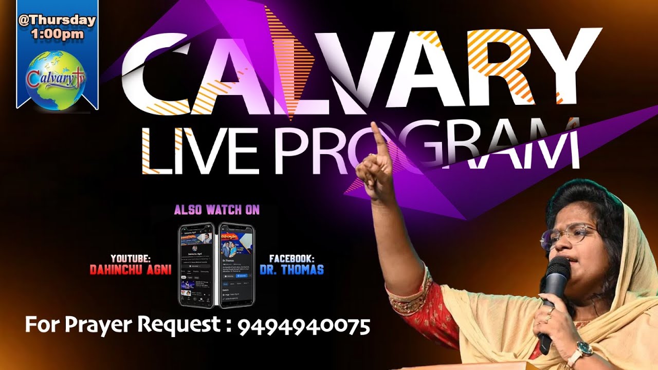 calvary-tv-live-program-sis-karishma-praisy-11-05-2024-dahinchu