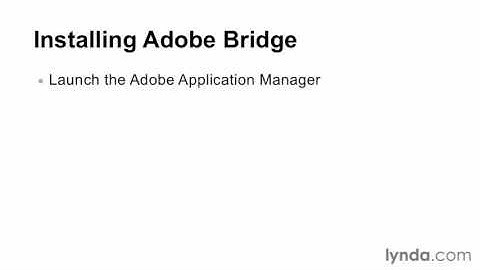 Photoshop CC Essential (3/154)  "Installing Adobe Bridge"