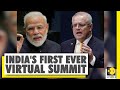 PM Modi Attends virtual Summit With Australian PM Scott Morrison