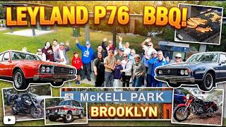 Barbeque lunch with the P76 owners club.