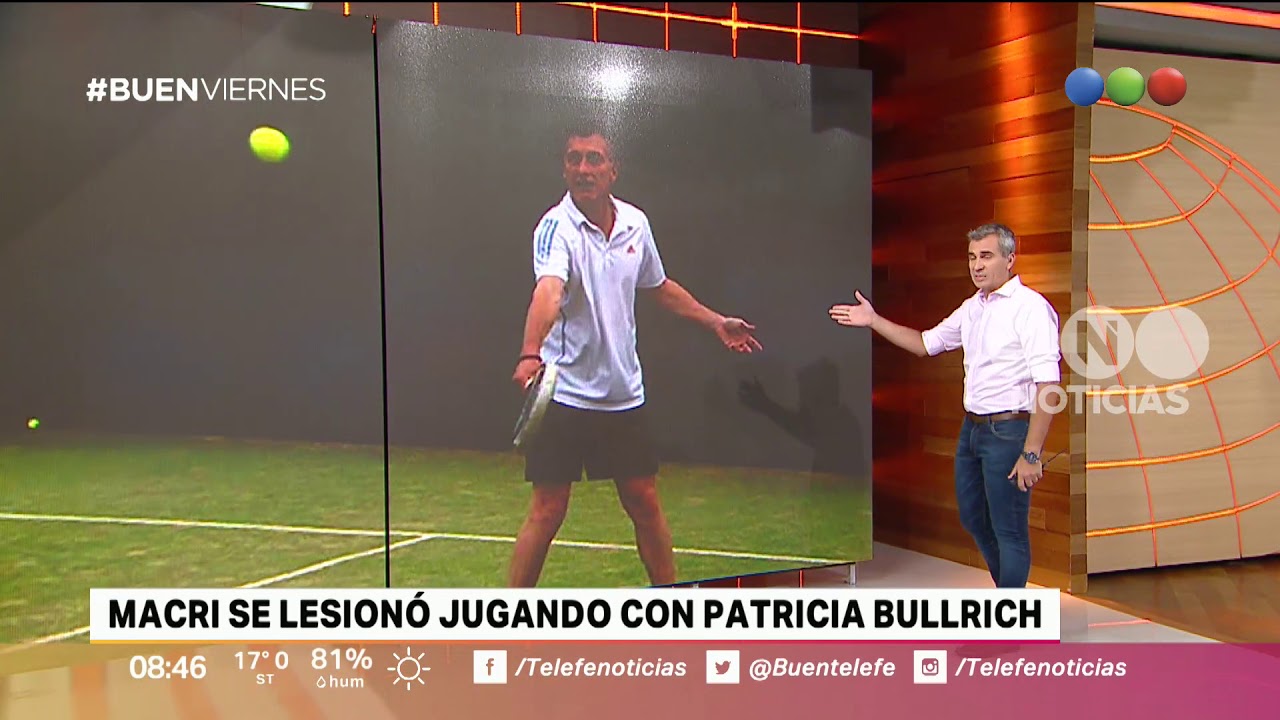 Macri se lesionó jugando al paddle con Patricia Bullrich - Buen Telefe patricia bullrich tiene hijos