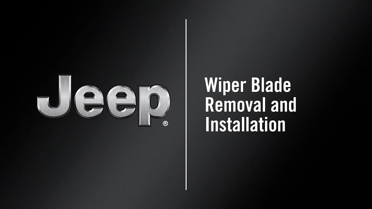 Wiper Blade Removal and Installation | How To | 2021 Jeep Grand