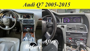 Installation : Audi Q7 2005-2015 Year Installation + 10.25inch 8G RAM /128G ROM Car Stereo