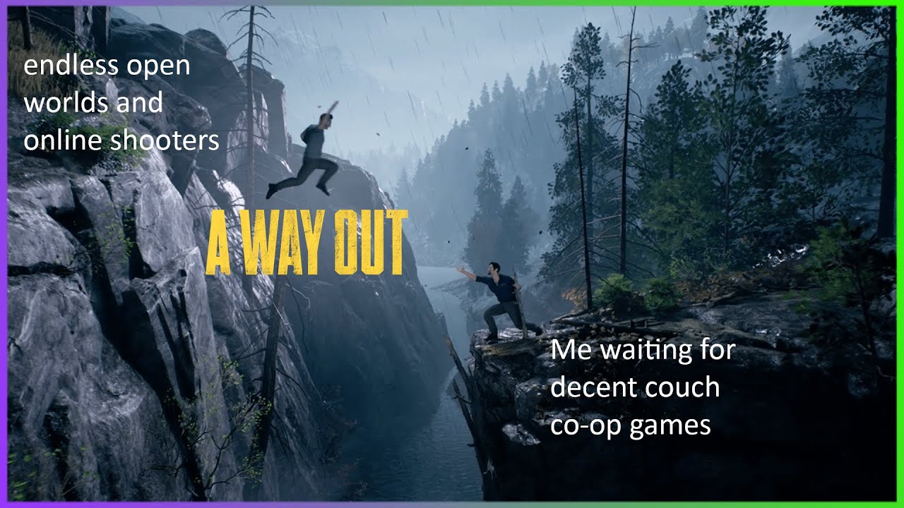 A Way Out The best couch co op game ? YouTube