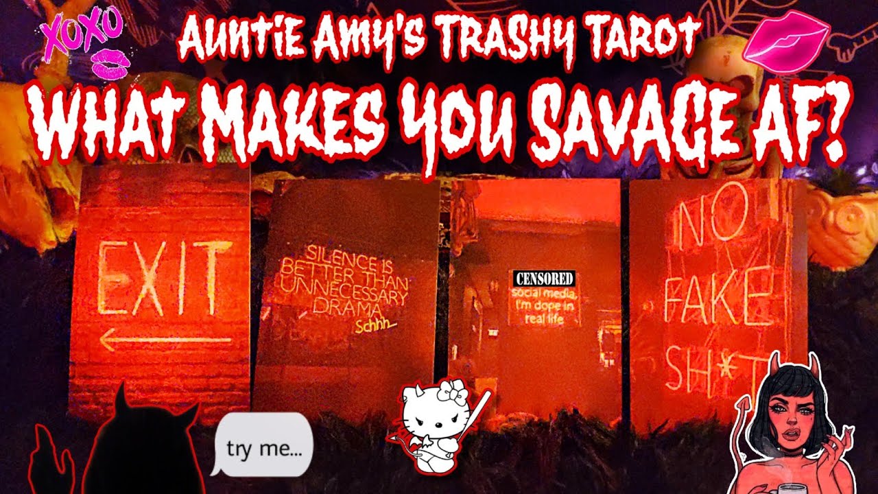 What makes you Savage AF?🔥|Pick-A-Card|