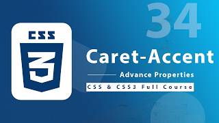 Caret & Accent Color 🖌️ | CSS & CSS3 Full Course 2026 | Class #34
