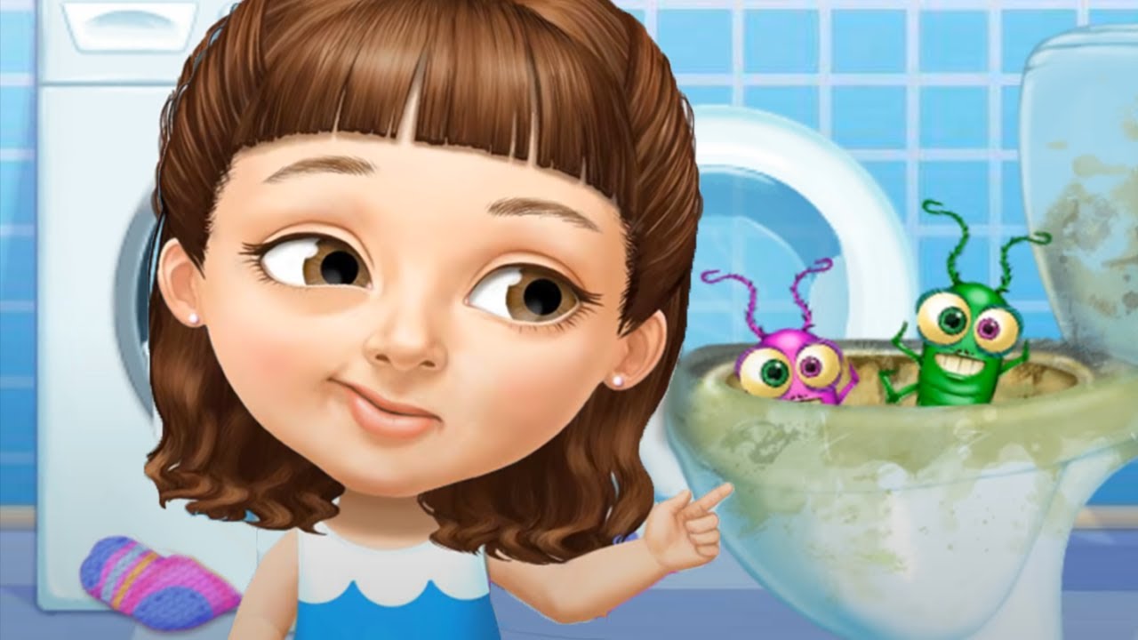 Fun Care Kids Game - Sweet Baby Girl Cleanup 5 - Messy ...