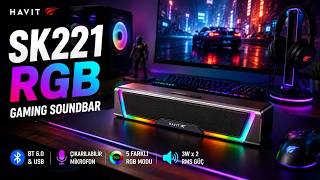 Oyuncular İçin RGB Soundbar! Havit SK221 Kutu Açılışı ve İncelemesi