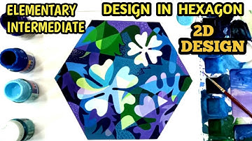 Design in Hexagon for Elementary and Intermediate Grade Exam.