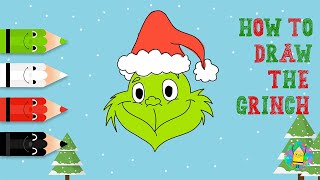 How to Draw the Grinch Easy Art Lesson | ArtistsFloor