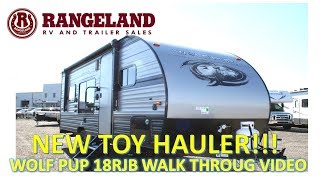 New 2019 Wolf Pup 18rjb Toy Hauler