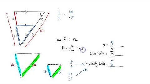 GU9   Overlapping Triangles with Parallel sides