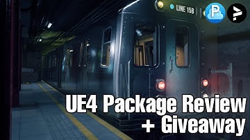 Metro station modular kit by Pixelcloud - UE4 package review + giveaway